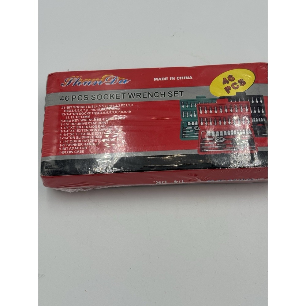 46 Pcs Socket Wrench Set Household Repair Tools Car Automotive Machinery‎ Repair
